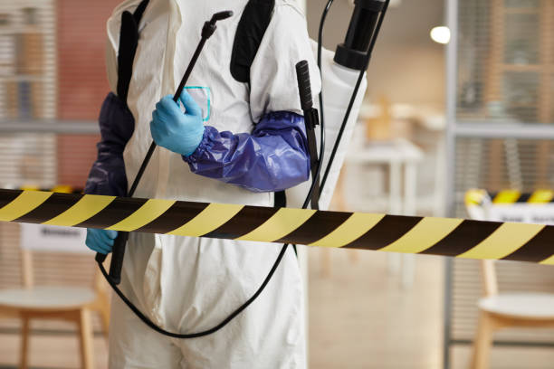 Professional Crime Scene Cleanup technician working in Pike, NH